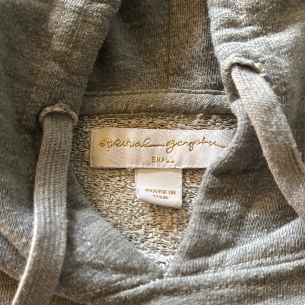 Spiritual Gangster Gray Cowl Neck Sweater